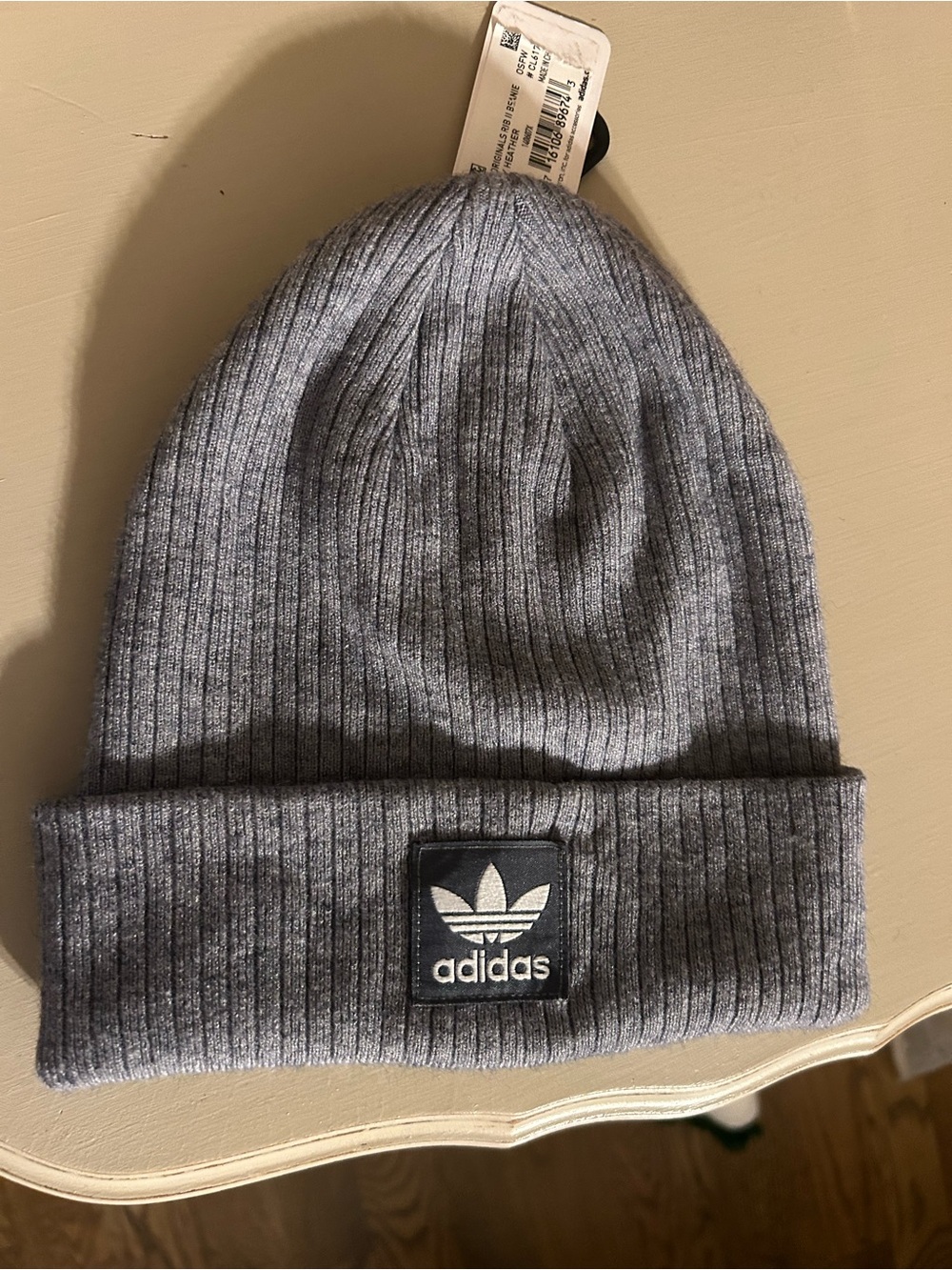 NEW Women's Gray Nike Rib Knit Beanie